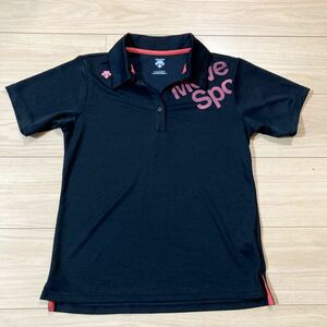 DESCENTE デサント Move Sport ムーブスポーツ ポロシャツ 半袖シャツ Mサイズ 黒 レディース
