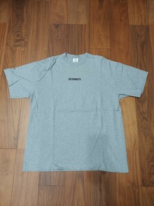 正規品新品 VETEMENTS ヴェトモン ロゴTシャツ