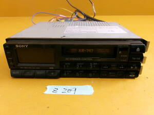 (Z-209)SONY FM/AM テープデッキ カーオーディオ XR747 動作未確認 現状品