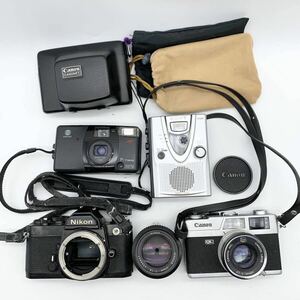 FN12330T【1000円スタート!!】 Canon Nikon MINOLTA SONY 一眼レフ フィルムカメラ カメラ レンズ カセットコーダー【まとめ売り】