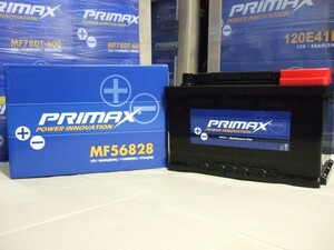 PRIMAX 新品バッテリー MF 56828 68AH 適合 フェラーリ 550 575 VW クロスゴルフ ゴルフ6 カングー ベンツ SLK R170 シトロエン C4 ピカソ