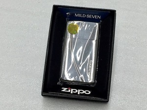 期間限定セール ジッポー ZIPPO 【美品】 MILD SEVEN マイルドセブン 2010年製 A ライター メタリックブラック