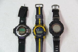 CASIO 腕時計 まとめて3個セット PRO-TREK 3069 PRW-1300GJ/1471 PRT-40/G-SHOCK 1699 DW-003