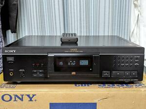 送料無料 美品 動作良好 SONY CDP-XA5ES ブラック 光学系固定方式メカ採用 ESシリーズ中級CDプレーヤー