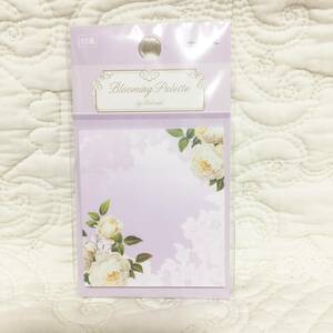 新品　百貨店商品　Hallmark　薔薇柄　付箋　３０枚入り　日本製