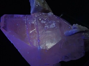 【赤蛍光】カルサイト　方解石　原石　標本
