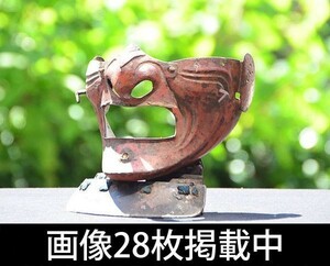 甲冑 面頬 烈勢頬 武具 骨董 戦国 江戸期 画像28枚掲載中 山形県米沢市豪農蔵出し 当時物 アンティーク