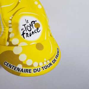 《2003年 / ツールドフランス 100周年モデル》アメリカ製 サイクルキャップ サイクルジャージ ロードバイク 自転車 帽子 メンズ