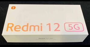 【新品・未使用】 Xiaom Redmi 12 5G 128GB ミッドナイトブラック SIMフリー XIG03(XIG03SKA) 