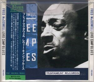 Fred McDowell【国内盤 Blues CD】 Levee Camp Blues　 (P-Vine PCD-5434) 1998年 / Mississippi Blues Slide / フレッド・マクダエル