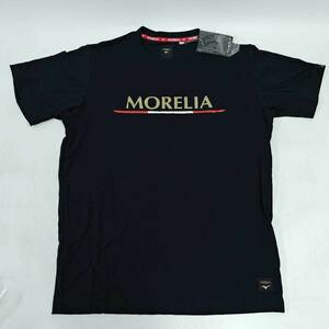 【中古・未使用品】ミズノ MORELIA モレリア 35th Tシャツ 2XL ブラック P2MA090009 メンズ MIZUNO