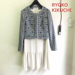 [洋服] ワンピ「RYOKO KIKUCHI」サイズ11AR リョウコキクチ ツーピース ワンピース ジャケット 東京ソワール フォーマル 女性/レディース