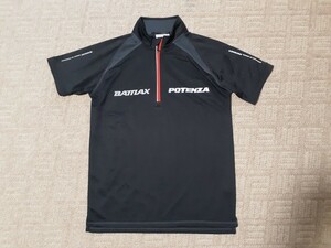 ◆　非売品 ブリヂストン モータースポーツ クールライトS/Sジップシャツ 即乾 BATTLAX POTENZA USED◆ 