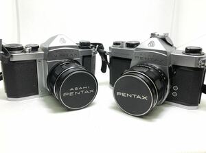 ASAHI PENTAX アサヒ ペンタックス 一眼レフ フィルムカメラ SV SP SPOTMATIC スポットマチック レンズ Super-Takumar 1:1.8/55 ジャンク