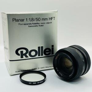 ★極上品★ローライ Rollei-HFT Planar 50mm F1.8 箱付き