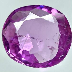 1.3ctUP!!［天然ピンクサファイア1.335ct］A 約7.3×6.6mm ルース 裸石 宝石 ジュエリー pink sapphire corundum コランダム 