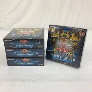 ◆【未開封】遊戯王 デュエルモンスターズ インフィニット・フォビドゥン INFINITE FORBIDDEN シュリンク付 初回生産 4BOX セット◆H050104