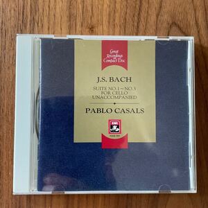 カルザス／J.S.バッハ　無伴奏チェロ組曲全集(第1集)第1番　第2番　第3番　中古CD帯付き