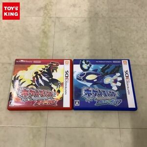 1円〜 ニンテンドー3DS ソフト ポケットモンスター オメガルビー、アルファサファイア