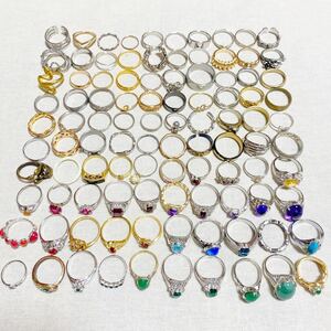 指輪 おまとめ セット リング ring ゴールド シルバー アクセサリー 天然石 真珠 パール カラーストーン jewelry accessory 宝石 silver