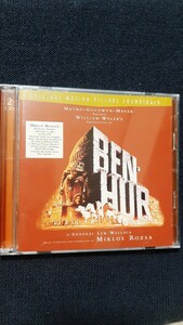 サントラ盤(2枚組)「ベン・ハー」43曲(74分58秒)＋45曲(73分9秒)音楽ミクロス・ローザ。1959年ウイリアム・ワイラー監督の名作サントラ盤。