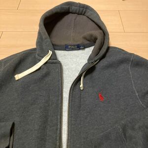 国内正規品 ポロ ラルフ・ローレン パーカー フード付 裏起毛 S 170/92A POLO RALPH LAUREN (240424)