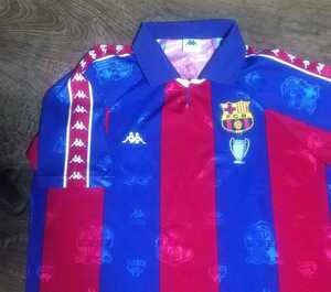 [値下げ交渉] 92-93-94 カップ戦 FCバルセロナ Kappa 国産品 検)1992 1993 1994 TOYOTA CUP BARCA BARCELONA CRUYFF トヨタカップ クライフ