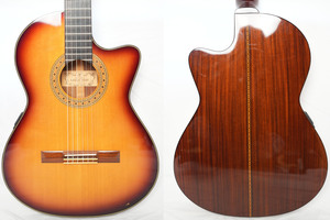 ★K.Yairi★RCE-1201 Sunburst エレガット 2002年製 山野楽器ロックイン限定モデル 日本製 HC付★