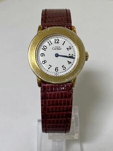 稼動品 Cartier カルティエ 腕時計 1801 マストロンド 925 レディース マスト 