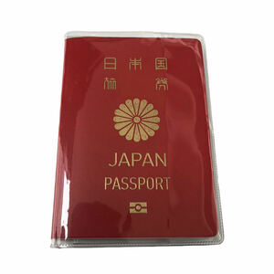 2枚セット パスポート ケース カバー 透明ポケット 送料無料005