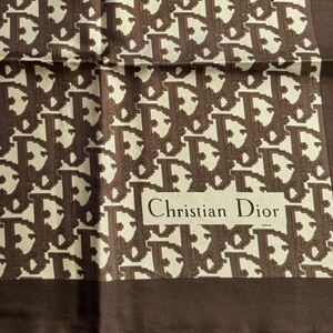 Christian Dior クリスチャン　ディオール　シルク　スカーフ　トロッター
