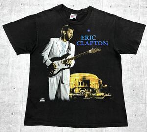 90s USA製 エリック・クラプトン 1993年 コピーライト バンドTシャツ　　ミュージック 両面プリント Eric Patrick Clapton 半袖 柳8175