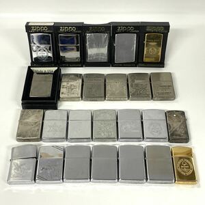 【4M33】 1円スタート ZIPPO ジッポー まとめて 25点 GUAM 自由の女神 SOLID BRASS HAWAII Bibendum Michelin オイルライター 喫煙具 