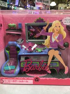 新品☆BARBIE　バービーのゲームルーム　ミニチュア家具☆1/6、バービー、DREAM GAME ROOM、美品、テレビ、イス、ブライス、リカちゃん