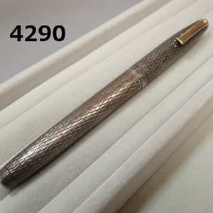 AC-4290◆SHEAFFER　シェーファー　万年筆　スターリングシルバー製　ペン先　14K