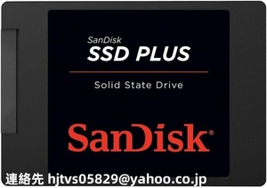 新品 SanDisk SDSSDA-240G SSD Plus 240GB / SATA3.0 / 3年保証/ 内蔵 2.5インチ SSD