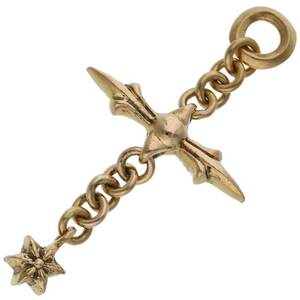 クロムハーツ Chrome Hearts 22K ROLY CROSS/22K ローリークロス チャーム/ゴールドネックレストップ 中古 SJ02