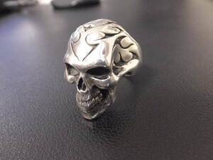 クレイジーピッグ CRAZY PIG DESIGNS トライバルスカルリング TRIBAL SKULL RING 19号 / BOUNTYHUNTER,rude,magical,tatoo,バイカーリング