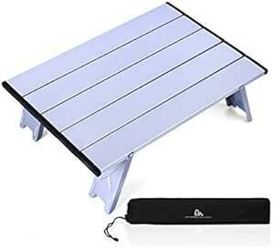 iClimb アウトドアテーブル ミニローテーブル キャンプ テーブル 折畳テーブルアルミ製 耐荷重30kg 超軽量0.68k