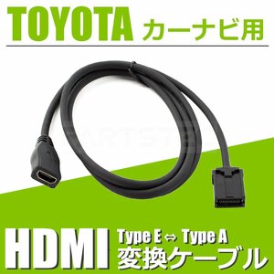トヨタ カーナビ HDMI 変換ケーブル タイプE ⇔ タイプA 接続 アダプター コード NSZN-Z68T アルファード ヴェルファイア 30系 /146-123