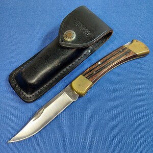 ◆BUCK バック フォールディング ナイフ◆折りたたみ式ナイフ◆熊対策◆全長約 22cm◆刃渡り約 8.8cm◆折りたたみ時約12.5cm◆18才未満不可