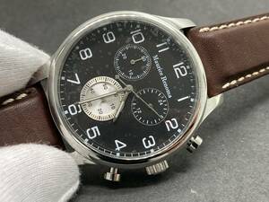 未使用・Maurice Renoma/モーリス レノマ クロノグラフ MR-1440 メンズ腕時計 QZ 
