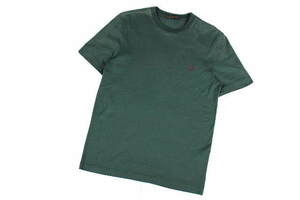 11 ルイヴィトン LVロゴ Tシャツ カットソー グリーン 半袖 XS　I39