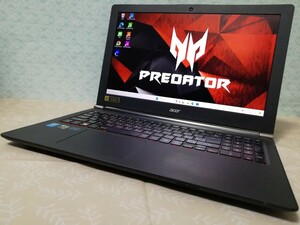 最強ゲーミングノートPC FULLHD 15.6型 Aspire Nitro V Core i7 5500U GTX950M メモリ8G 256GB-SSD 1TB-HDD Blu-ray カメラ office 充電器