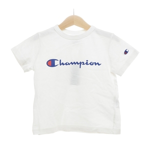 ◆449213 Champion チャンピオン ▼ロゴプリントTシャツ サイズ110 キッズ 子ども ホワイト