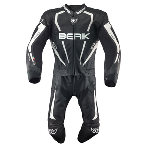 BERIK ベリック 2ピース レーシングスーツ LS2-171334-BK BLACK 48サイズ(Mサイズ相当) ツーリング 峠 【バイク用品】