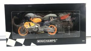 ミニチャンプス 1/12 Honda NSR500 Repsol YPF-Honda Tohru Ukawa 500cc GP 2001 宇川徹（122 016111）美中古品.