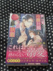 【エタニティブックス 単行本（ソフトカバー）】■愛に目覚めた冷徹社長は生涯をかけて執着する■桔梗楓/逆月酒乱【帯付】■送料140円
