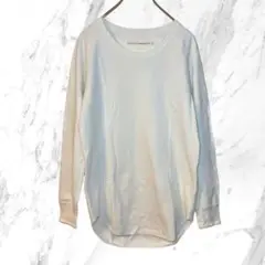 ✨美品・高級✨ カーリー 【1】 ロングTシャツ ♡ 日本製 綿100％ 白