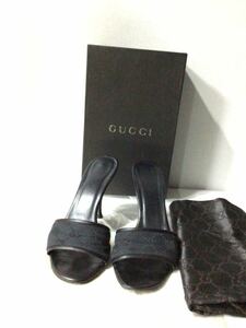 グッチGUCCI ロゴサンダルミュールレディース靴くつ仕事ビジネス